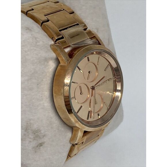DKNY NY-8862 Women\'s Rose Gold Stainless Steel Analog Dial Quartz Watch MP678 main image 10